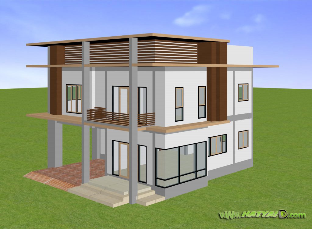 แบบบ้านสไตล์โมเดิร์น
