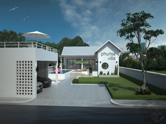 pool villaมีดาดฟ้า