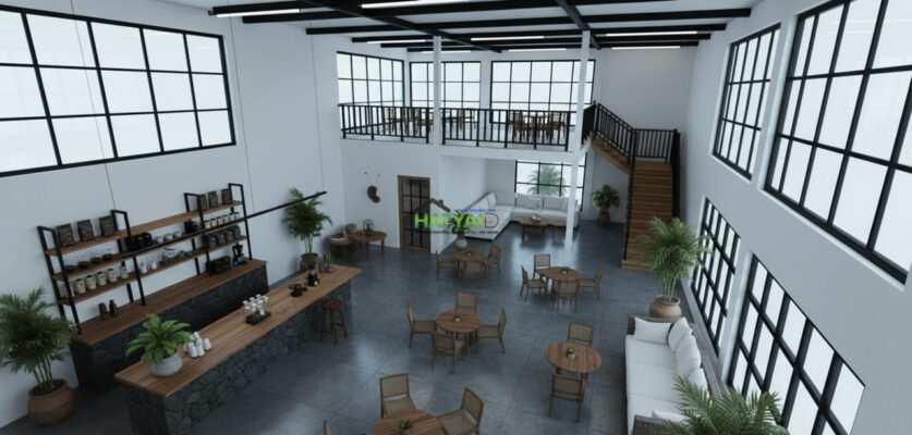 คาเฟ่มีชั้นลอย