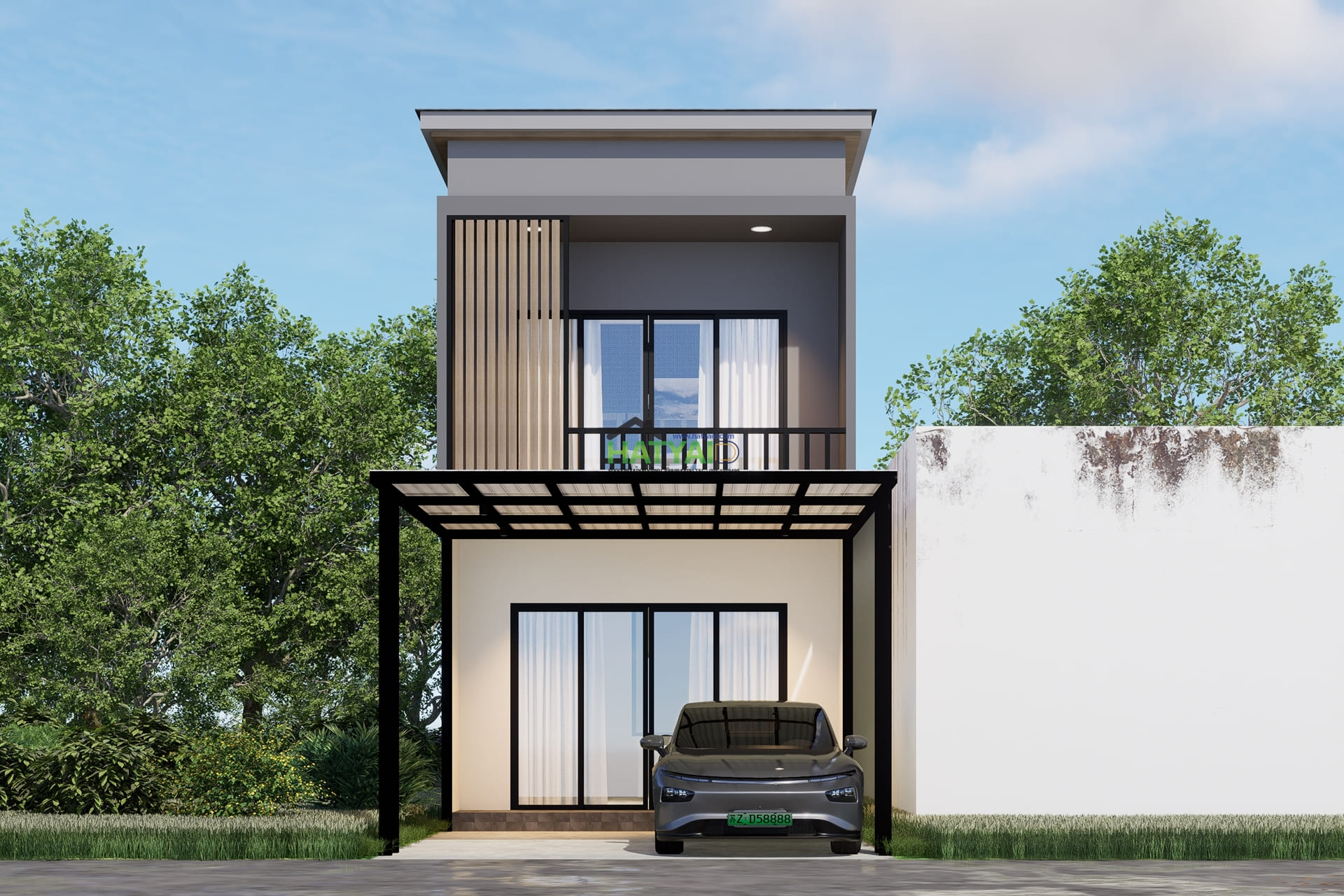 แบบบ้านสะเตงนอก