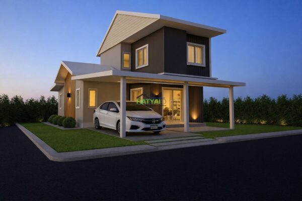 แบบโรงจอดรถหน้า