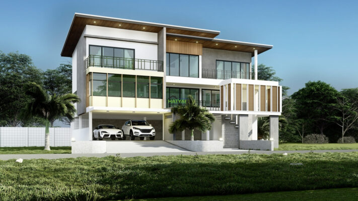 มีที่จอดรถใต้ถุน