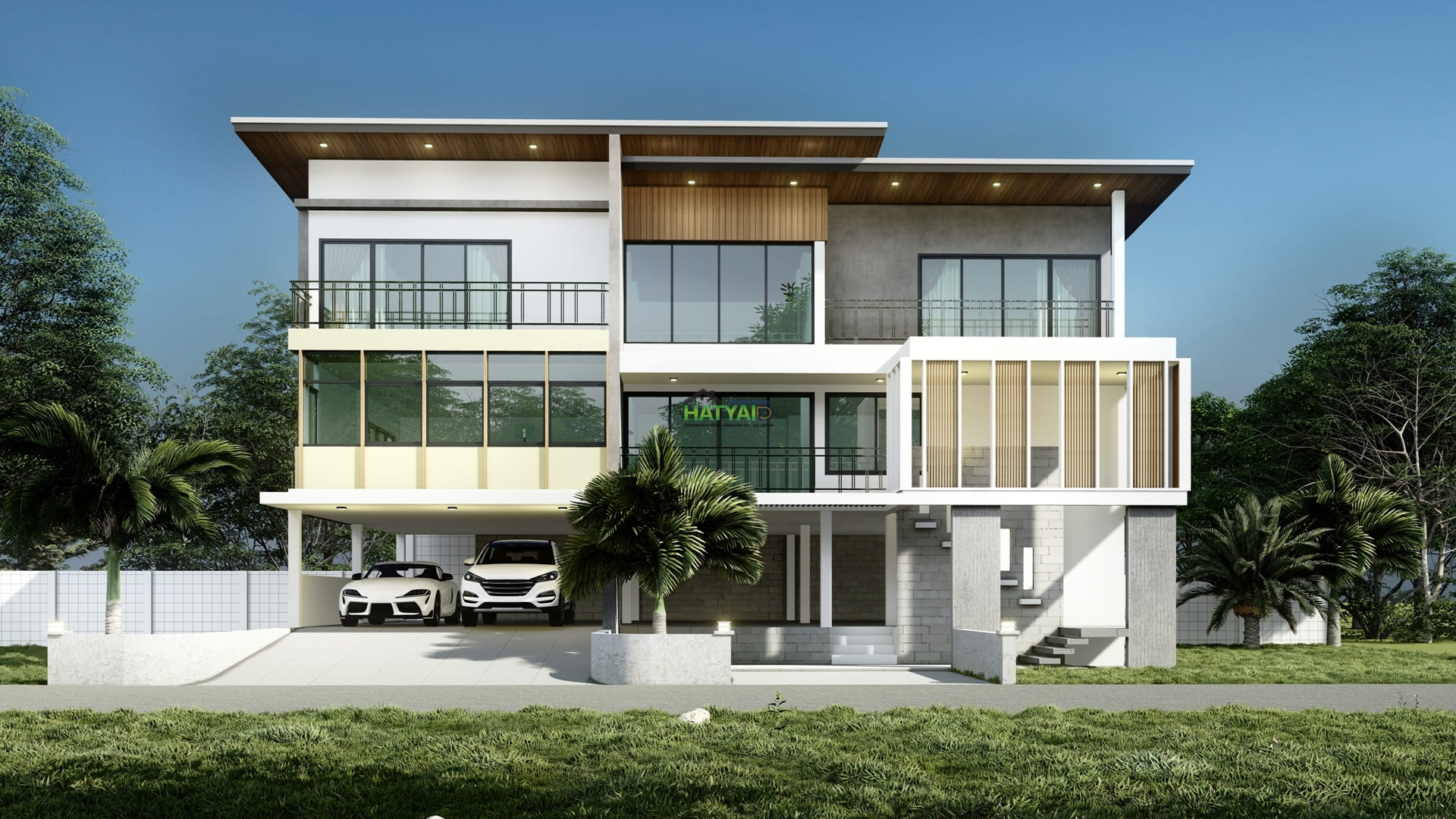 แบบบ้าน3ชั้นสมัยใหม่