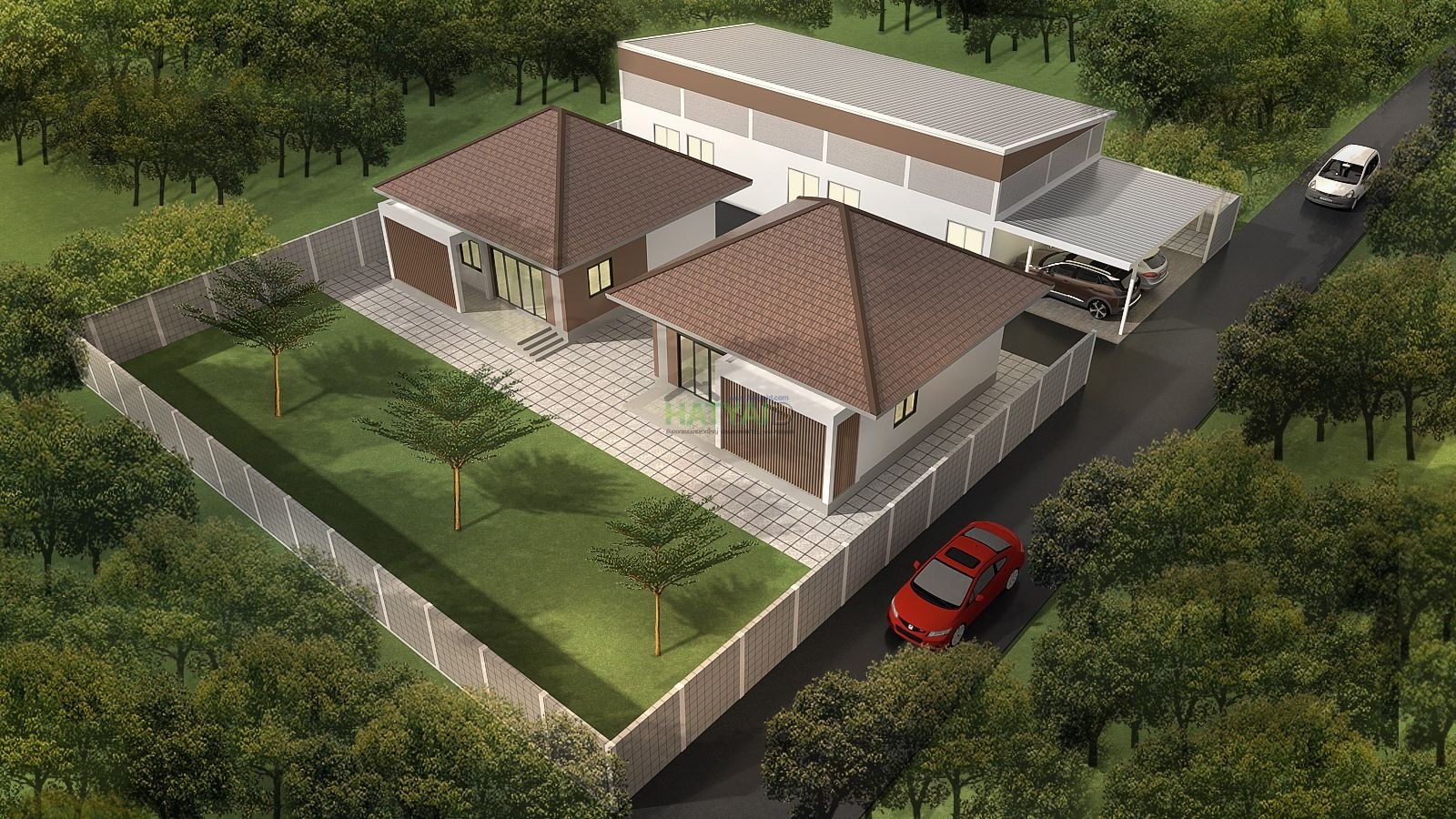 บ้านให้พนักงานพัก